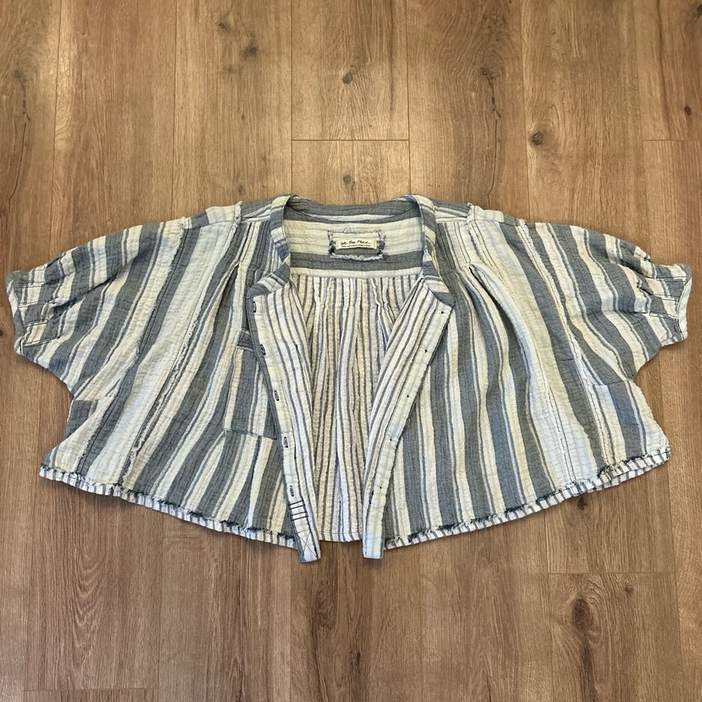 We The Free Gauze Oversized Lisbon Top